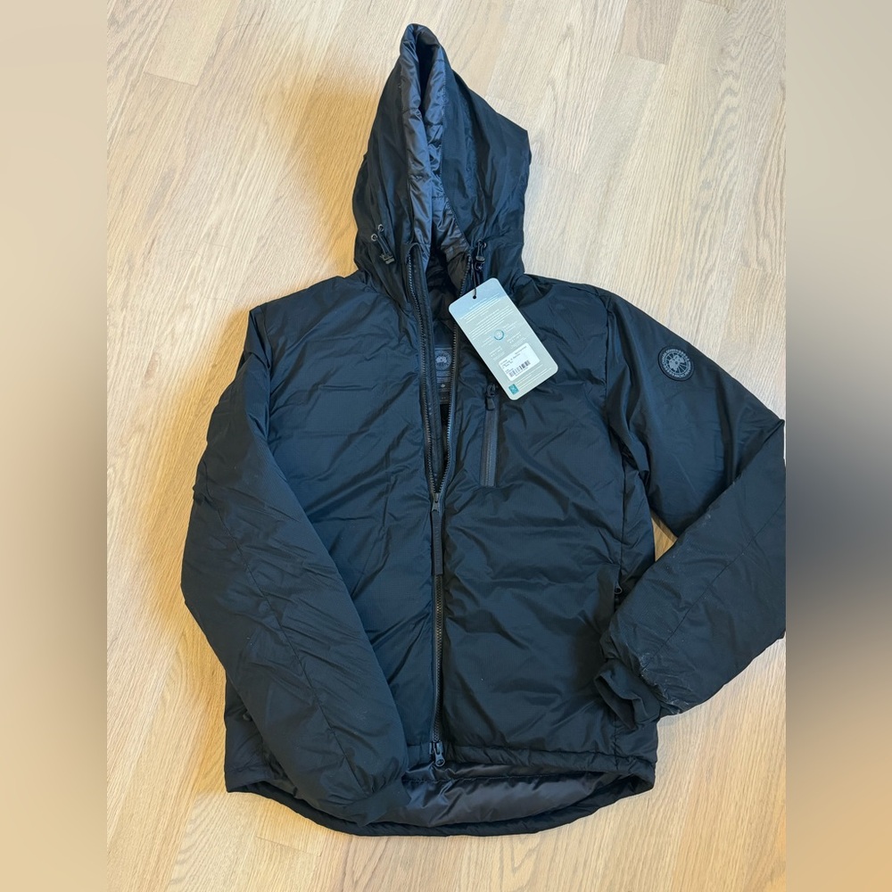 Black Canada Goose Lodge Hoody Black Label